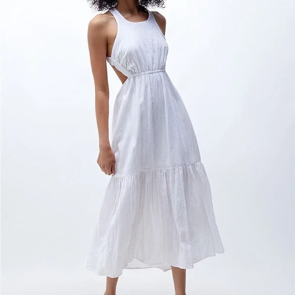 Billabong | Dresses | Billabong Nwt Shore Thing White Crisscross Maxi Beach  Summer Sundress Small | Poshmark